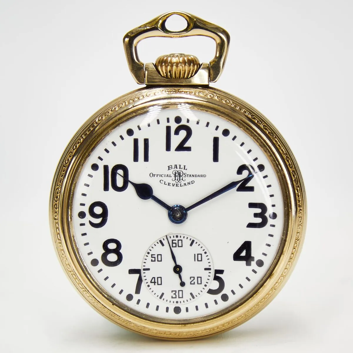 Ball-Hamilton 999-B 21 Jewel Pocket Watch C. 1947