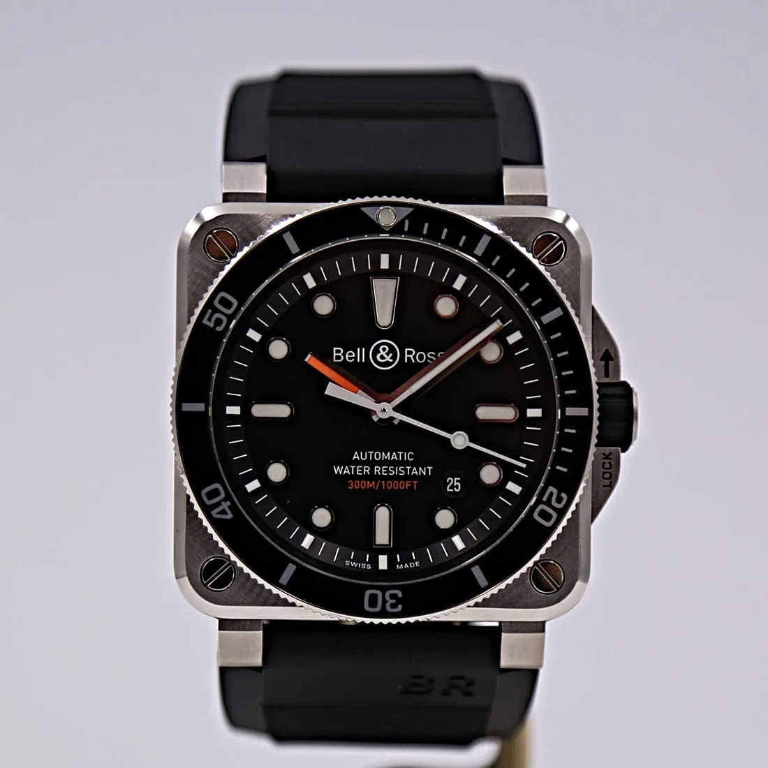 Bell &amp; Ross BR 03-92 Diver (BR0392-D-BL-ST/SRB)